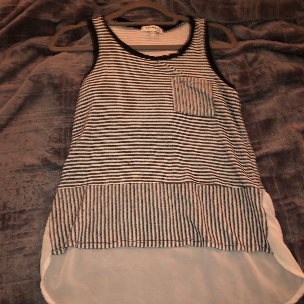 striped tank top